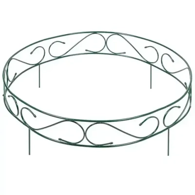 Заборчик для клумбы 4 секций разборный (металл)