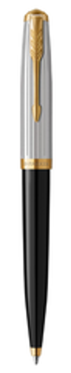 Шариковая ручка Parker 51 Premium Black GT, стержень: M, цвет чернил: black, в подарочной упаковке.