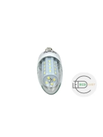 Светодиодная LED лампа С35 Е14 36LED 5W 10шт тёпл