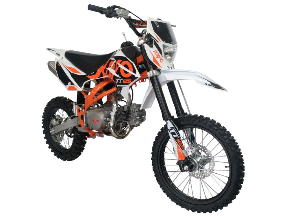 Питбайк KAYO BASIC TT125 17/14 KRZ (механ. сцепл., кикстартер, 2024 г.)