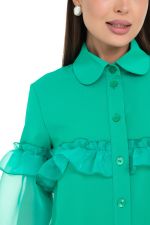 Блуза Очень красивая(изумруд) Diolche