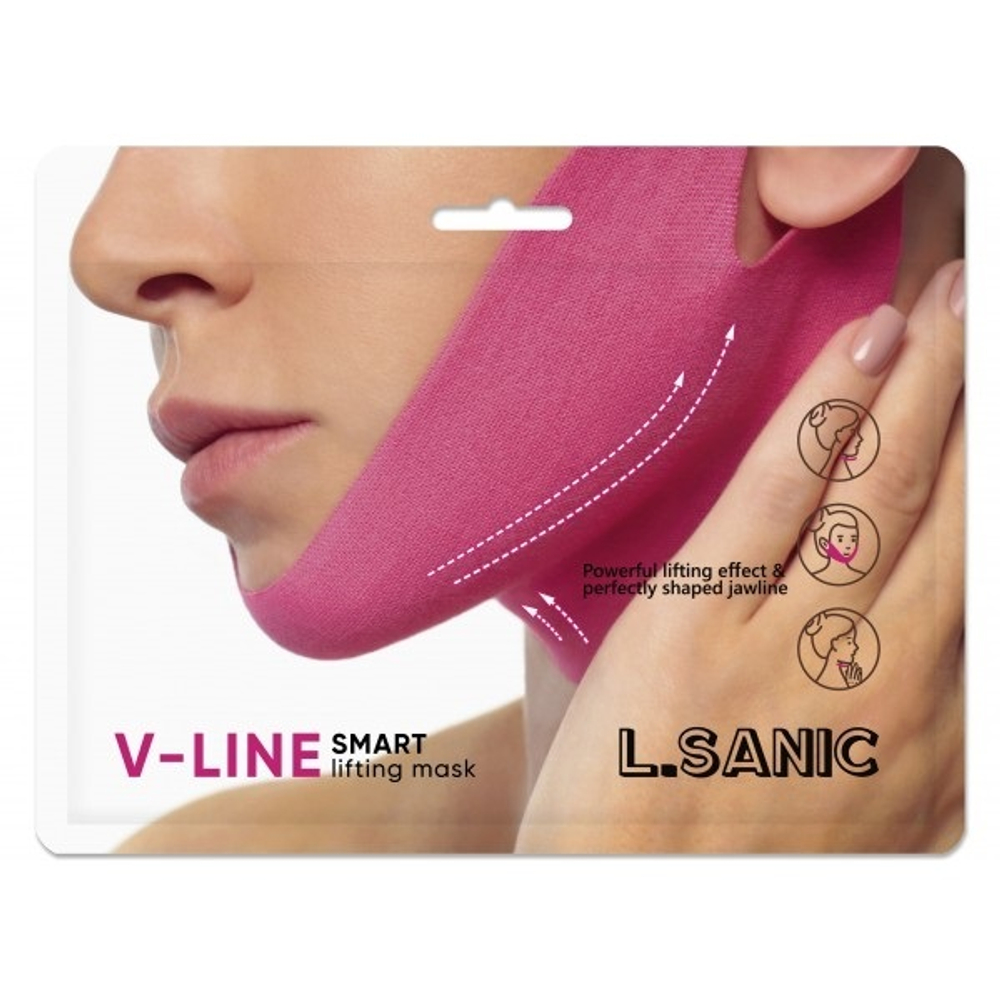 Маска-бандаж для коррекции овала лица L.Sanic Line Smart Lifting Mask