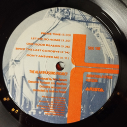 Винтажная виниловая пластинка LP The Alan Parsons Project Ammonia Avenue (USA 1984)