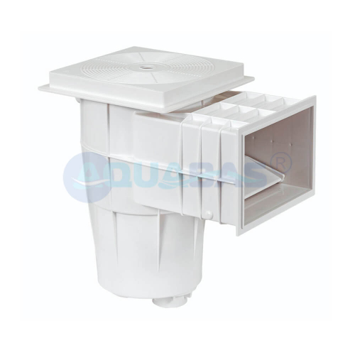 Скиммер Gemas 222х162мм 1 1/2" ВР с квадратной крышкой без декор. рамки (плитка) (04111FW)