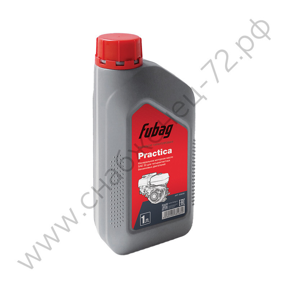 FUBAG Масло моторное минеральное для четырехтактных бензиновых двигателей 1 литр Practica (SAE 30)