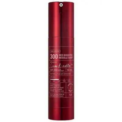 *VT Cosmetics Red Booster Reedle Shot 300 50ml - Интенсивный бустер с микроиглами и антиоксидантами