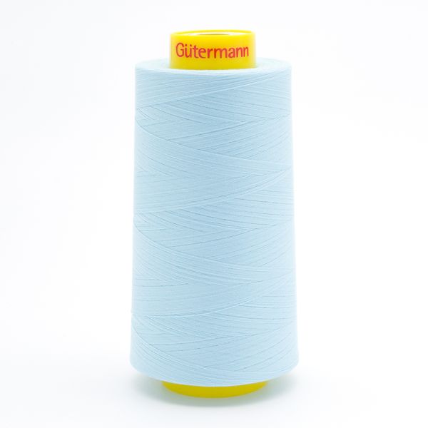 Нитка Gutermann Mara 150 (5000 метров), 1 боб., особо тонкая | 195 голубой лед