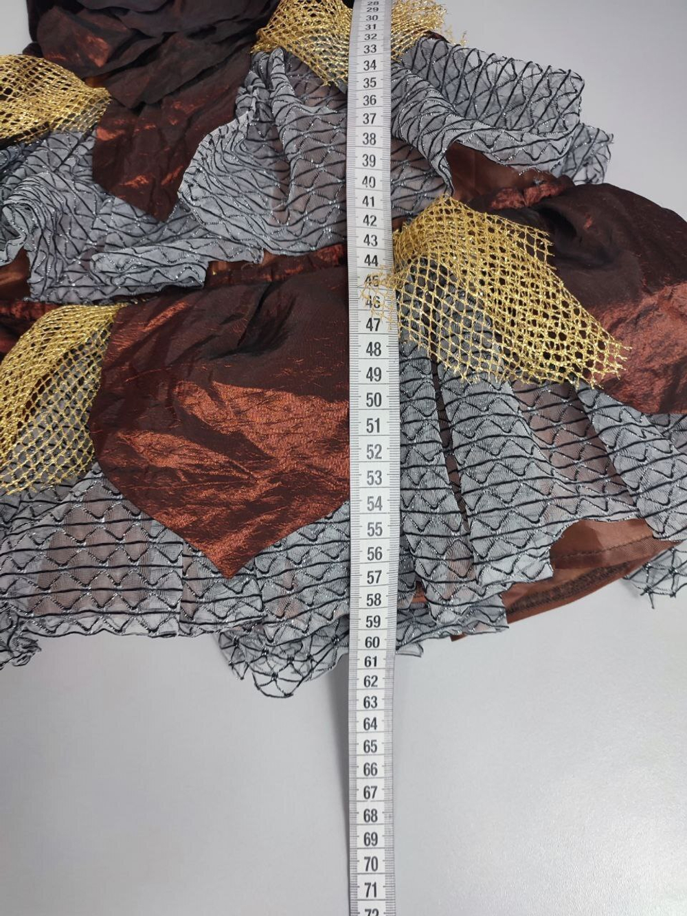 Платье "Балаган" карнавальное на 9-10 лет