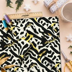 Ткань премиум атлас магия полета фантазии