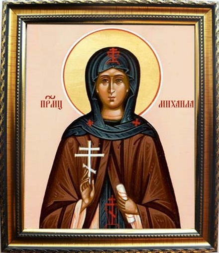 Михаила (Иванова), схимонахиня Преподобномученица. Икона на холсте.