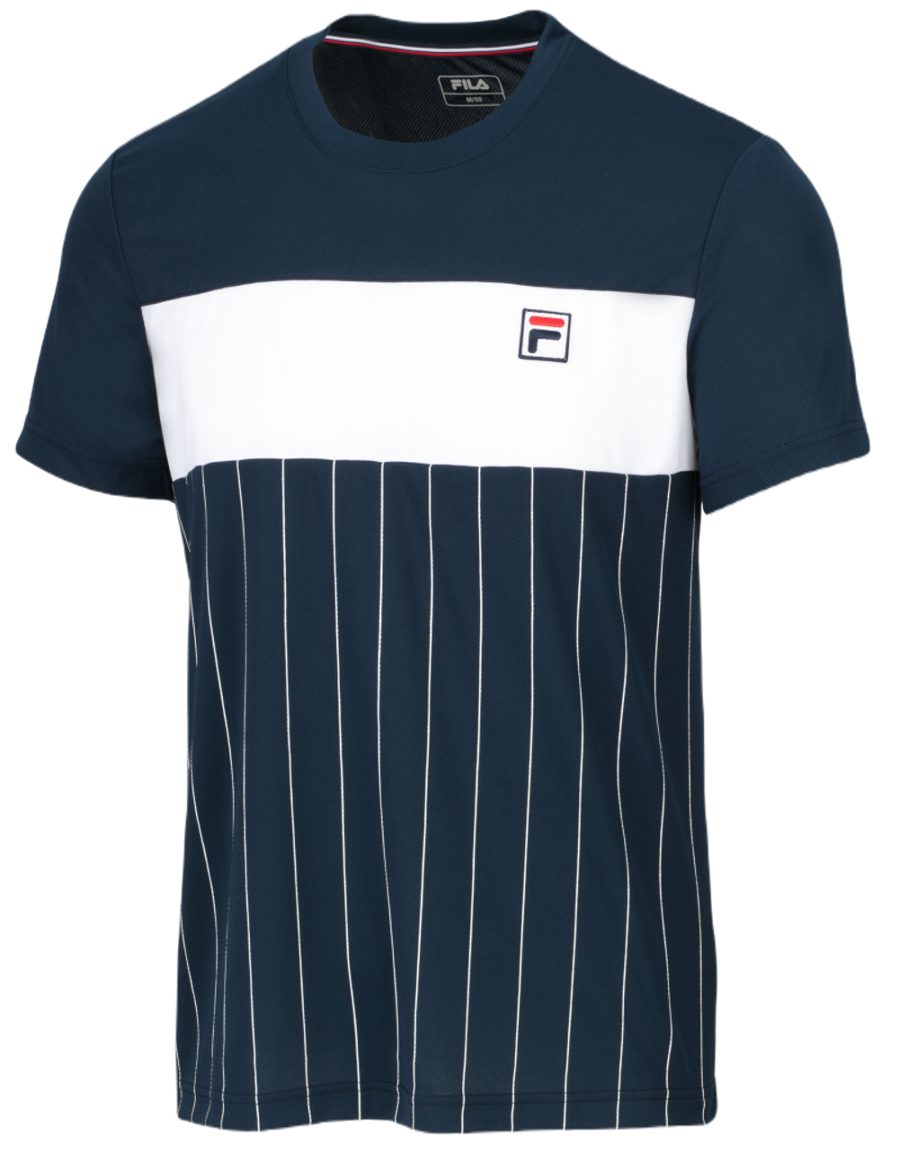 Детская теннисная футболка Fila T-Shirt Mauri - peacoat blue/white