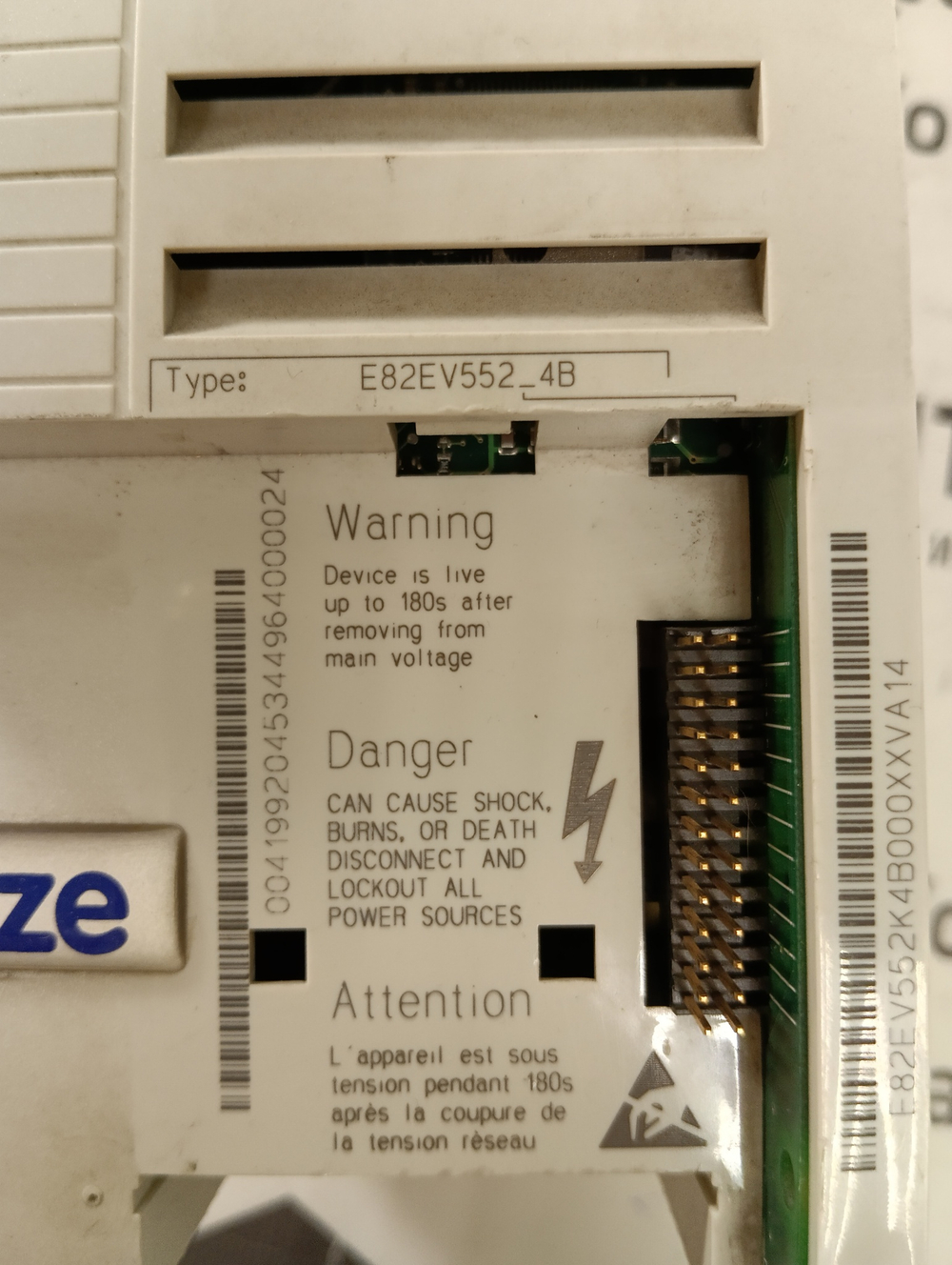 Lenze E82EV552-4B б/у