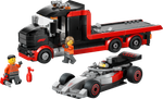 Конструктор Лего Сити Выставочный грузовик F1 с автомобилем Audi 60493 | LEGO City Audi F1 Race car 508 деталей | 7+