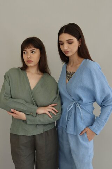 Кимоно Clothe короткое льняное