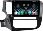 Магнитола Mitsubishi Outlander 3 2012-2022 (левый руль) - FarCar DX1006M монитор 9" IPS на Android 13, 4+64Гб, CarPlay