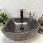 Раковина из речного камня RS-63393 (48*43*15) 0123