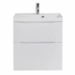 Тумба с раковиной BelBagno MARINO H60-2C-SO-BL-P 60 Bianco Lucido