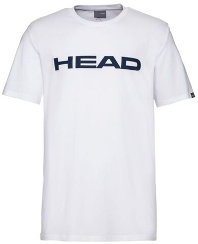 Футболка для мальчика теннисная Head Club Ivan T-Shirt JR - white/dark blue