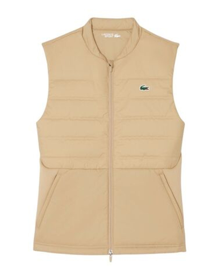 Мужская теннисная жилетка Lacoste Sport Quilted - beige