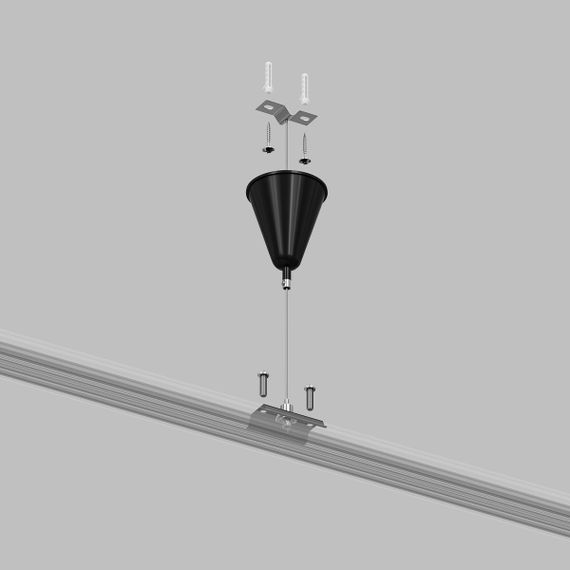 Подвесная система для треков Denkirs TR1105-BK