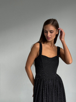 Платье со стразами