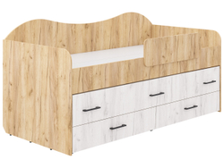 Кровать Нимфа двухместная Кр.золотой/Кр.светлый