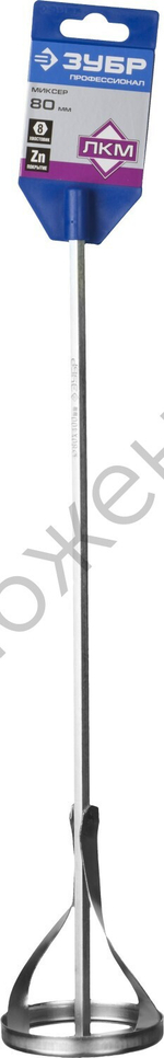 ЗУБР 80х400 мм, шестигранный хвостовик, Миксер для красок, ПРОФЕССИОНАЛ (0602-08-40)