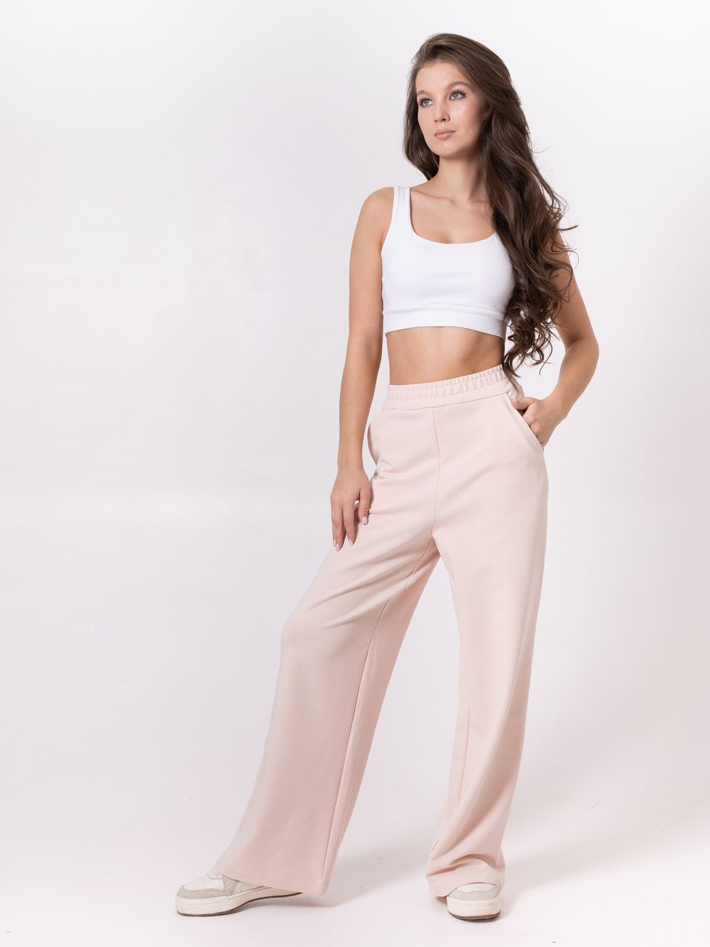 С-318 Брюки-палаццо (ФУТЕР)