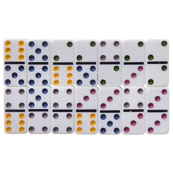 Domino duble six color