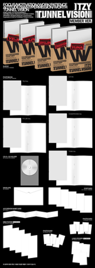 Альбом ITZY - TUNNEL VISION (Member Ver.)