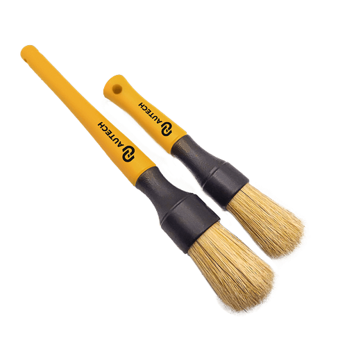 AUTECH Au-2603 Кисточки из натурального ворса для ухода за салоном автомобиля комплект 2 шт.