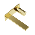 Смеситель для раковины Sancos Nexus с внутренней частью, брашированное золото, PVD покрытие, арт. SC9013BG