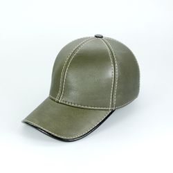 Бейсболки кожаные