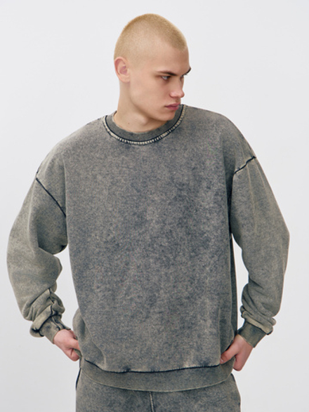 Cвитшот garment dyed (хаки)