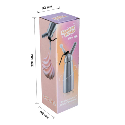 Сифон (кремер) для сливок MasterWhip 0,5 л. алюминий.
