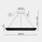 Подвесной светильник MODESTYLE MS.6000.800 GD