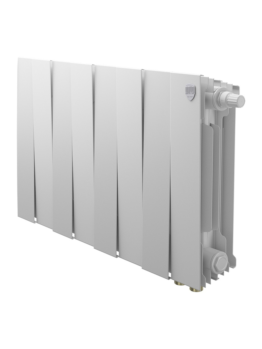 Радиатор биметаллический Royal Thermo PianoForte 300 Белый VR80 - 8 секц.