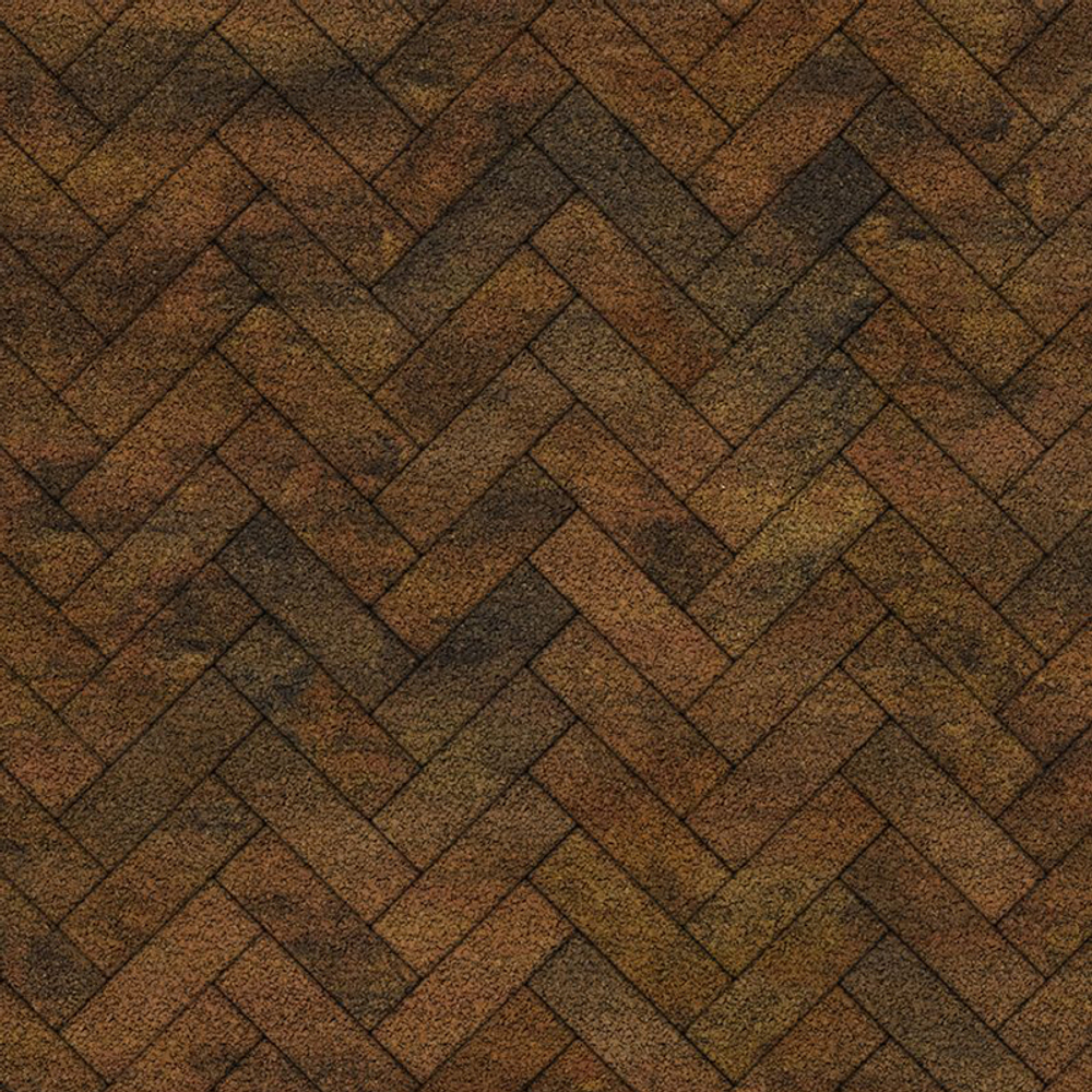 Тротуарная плитка ПАРКЕТ - Листопад гранит Саванна