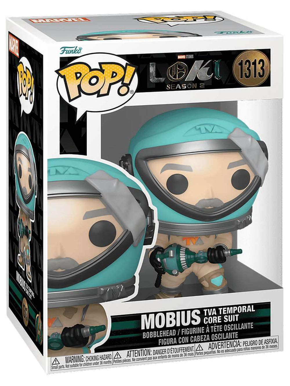 Фигурка Funko POP! Bobble Marvel Loki Season 2 Mobius (TVA Temporal Core Suit) (1313) 72170