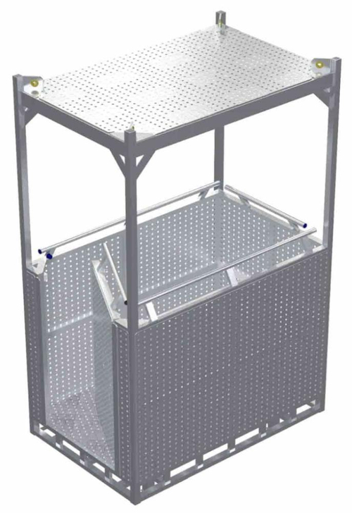 Люлька подвесная алюминиевая MEGAL ЛПА - 2/1