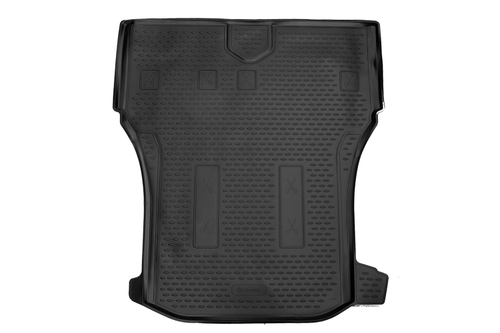 Коврик в багажник для HONDA Freed (I) 2008-2016, правый руль не для капитанских сидений, Компактвэн, сложенный 3ий ряд, 1шт. (полиуретан)  AFM02395L14