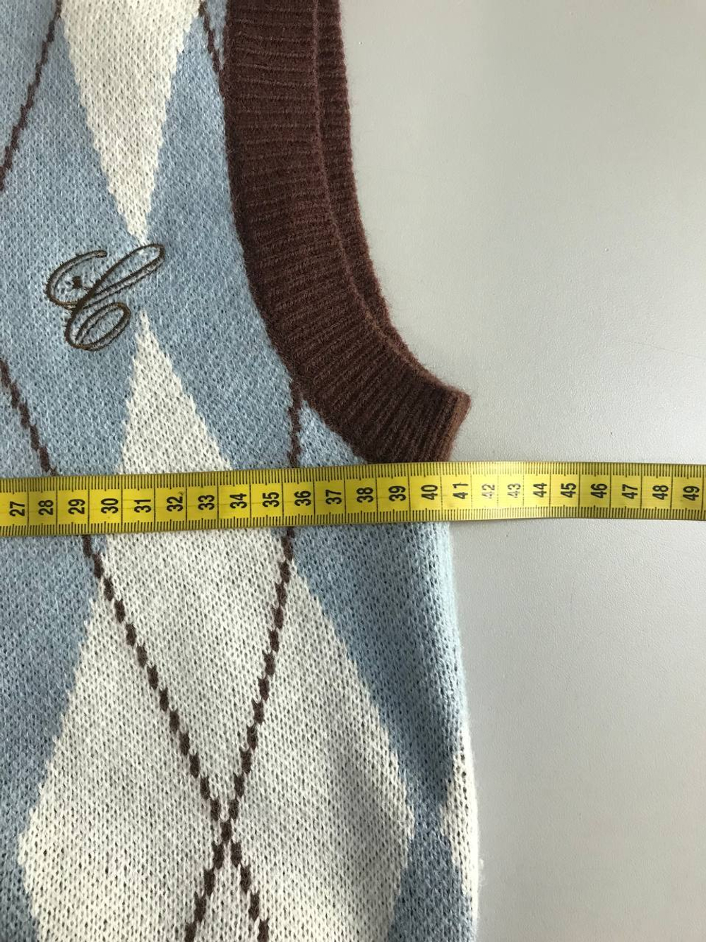 Жилетка для повседневного образа, визуально на 40 размер