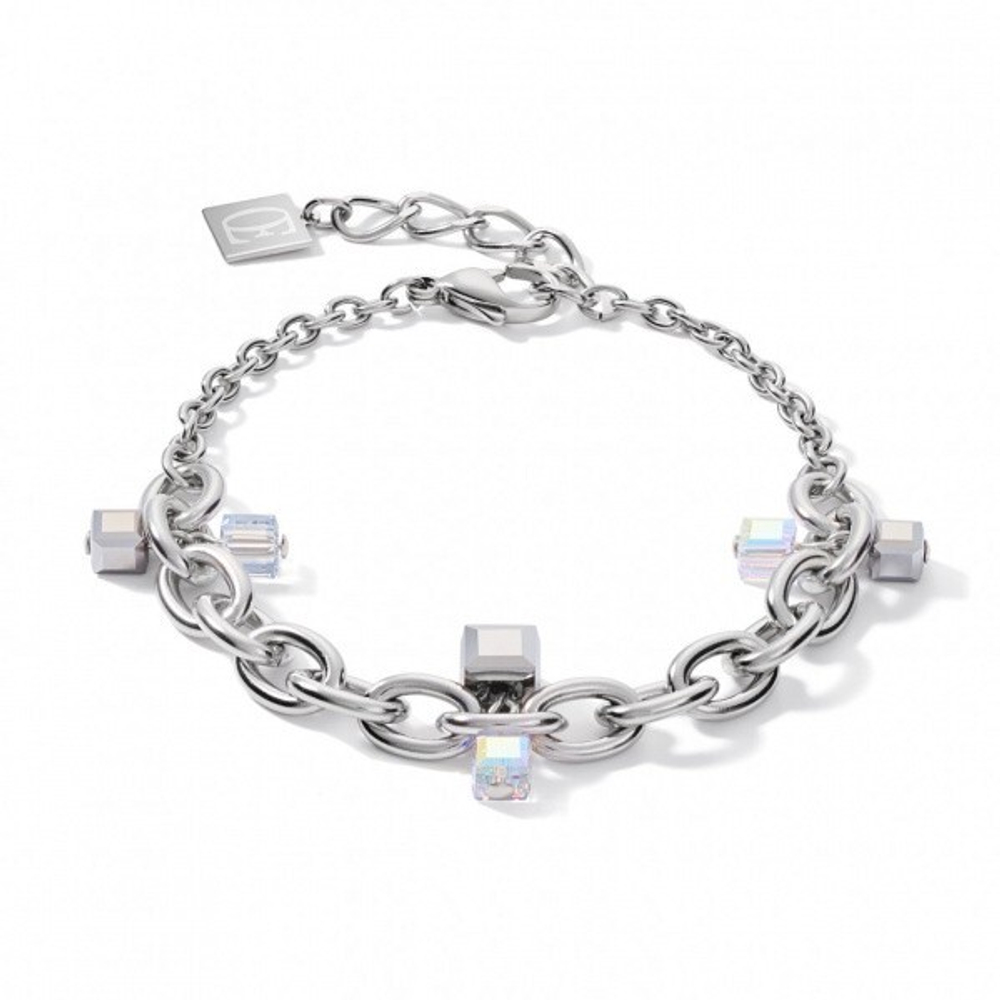 Браслет Coeur de Lion Crystal-Silver 5063/30-1817 цвет прозрачный, серебряный