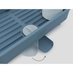 Сушилка для посуды раздвижная extend, синяя