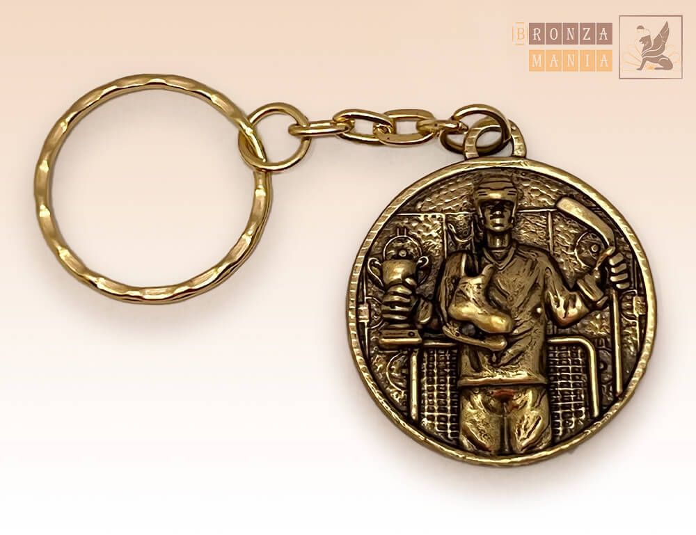 брелок Медальон Хоккеист