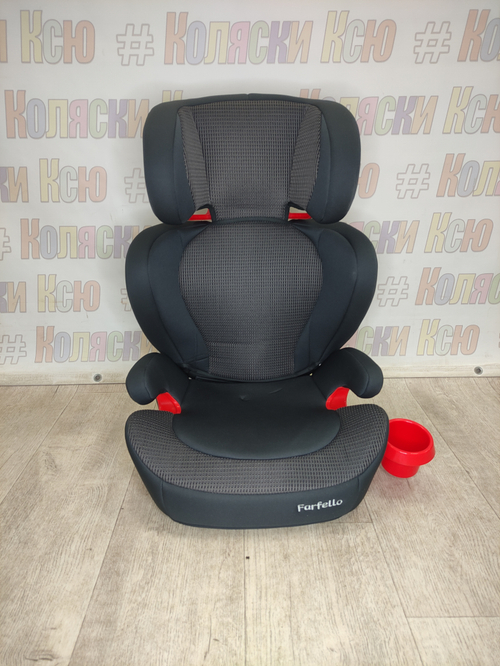Автокресло детское Farfello Isofix YKO-969 группа 2/3 (15-36) серый