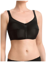 Бюстгальтер БОЛЬШИХ РАЗМЕРОВ для фиксации экзопротезов молочной железы 90G черный