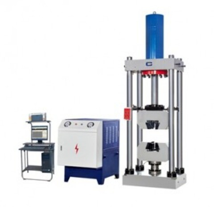 Servo controlled tensile testing machine