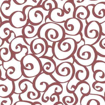 коричневые завитки на белом