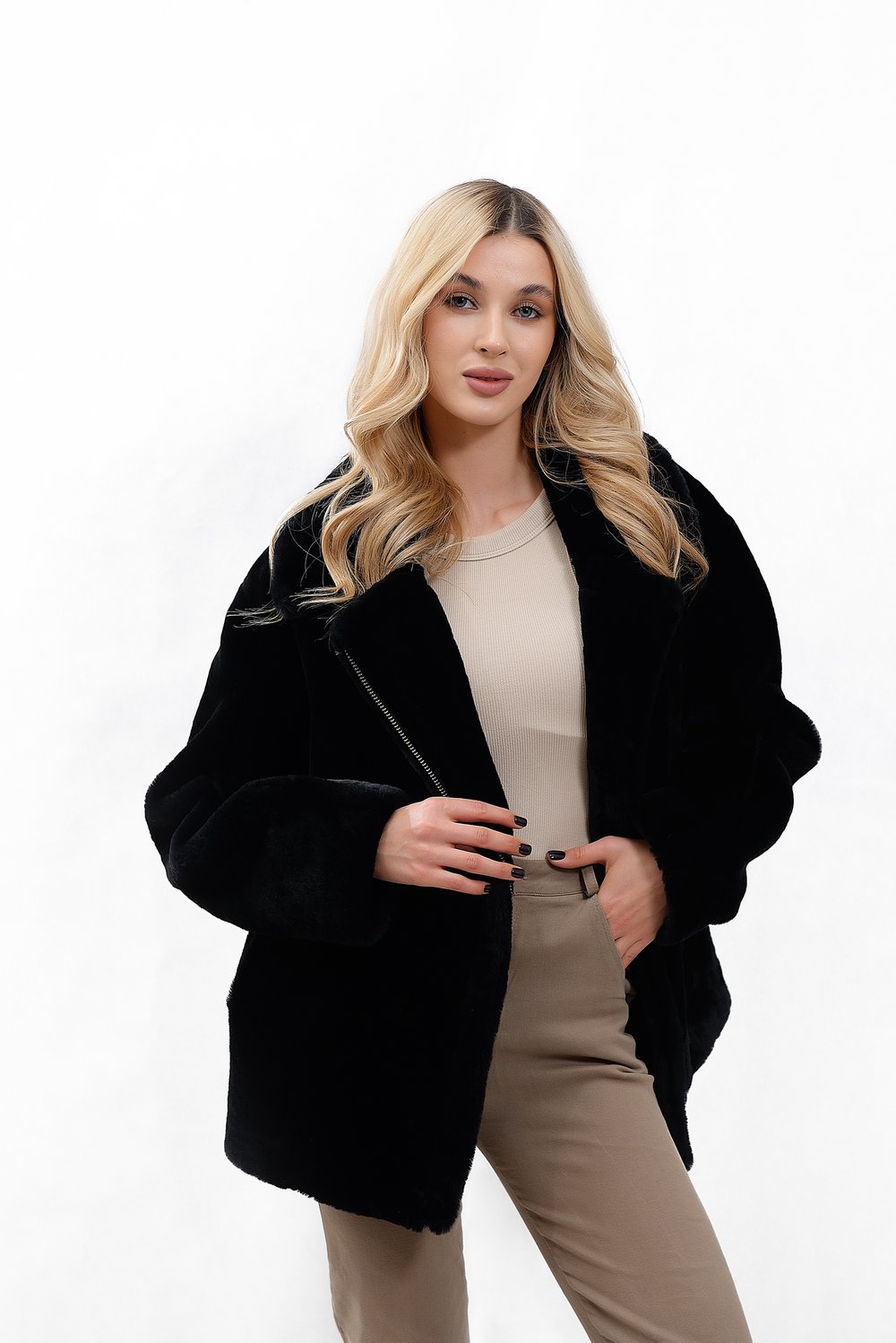 Женская куртка из овчины